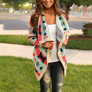 Tletl Aztec Cardigan - large